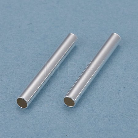 Brass Tube Beads KK-Y003-73G-S-1