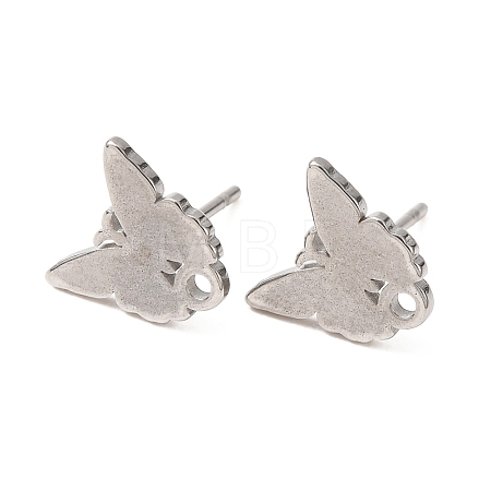 304 Stainless Steel Stud Earring Findings SA-CBA4E98-01C-P-1