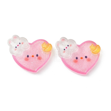 Translucent Resin Cabochons X-CRES-O006-12-1