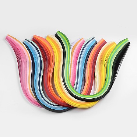 6 Colors Quilling Paper Strips DIY-J001-5mm-39cm-A-1