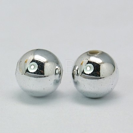 Plating Acrylic Beads X-PL682-1-1