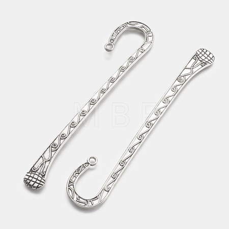 Tibetan Style Alloy Bookmarks PALLOY-P122-27AS-1
