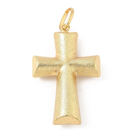 Cross Brass Big Pendants KK-M327-07D-G-1