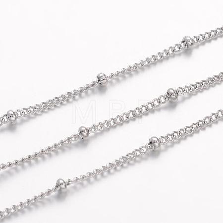 Tarnish Resistant 304 Stainless Steel Twisted Chains CHS-H007-23P-1