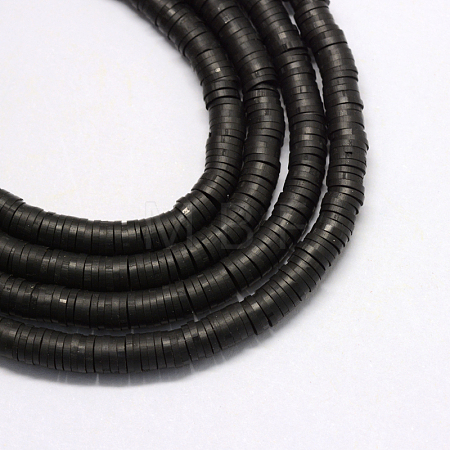 Handmade Polymer Clay Heishi Beads X-CLAY-R067-8.0mm-42-1