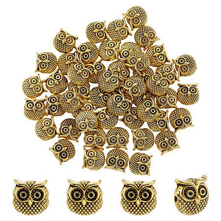 50Pcs Tibetan Style Alloy Beads FIND-PH0036-17AG-1