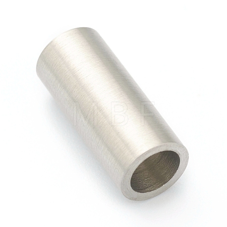 Tarnish Resistant 304 Stainless Steel Magnetic Clasps with Glue-in Ends STAS-B017-01C-P-1