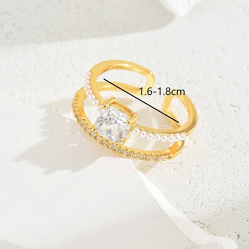 Vintage Luxury Fashion Gemstone Ring Women's Jewelry Party Wedding Gift Banquet. IA6817-2-1