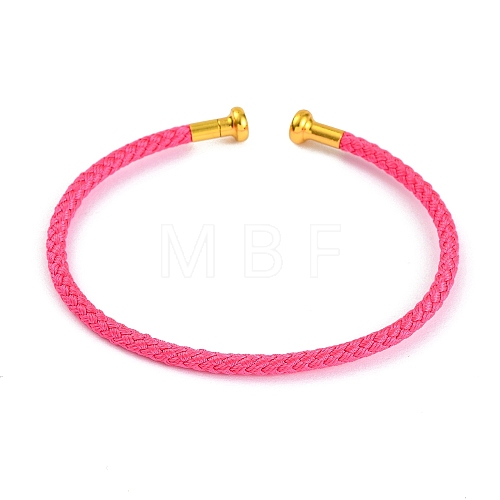 Braided Carbon Steel Wire Bracelet Making MAK-A017-B45-1