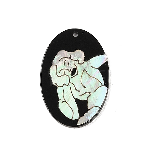 Opaque Acrylic Pendants MACR-P043-I02-1