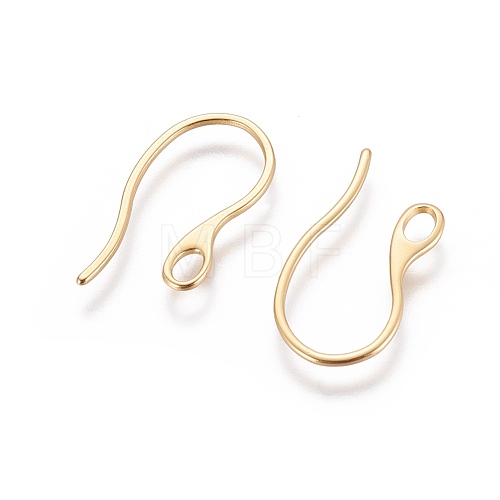 304 Stainless Steel Earring Hooks X-STAS-E464-04G-1