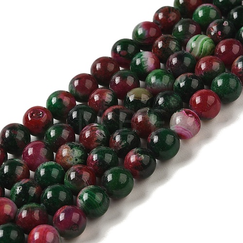 Natural Agate Beads Strands G-P516-A01-B02-1