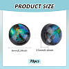 70Pcs Natural Paua Shell & Acrylic Cabochons SHEL-BC0001-047-2