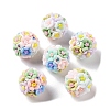 Luminous Resin Pave Rhinestone Beads RESI-C048-01C-1