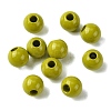Spray Painted 202 Stainless Steel Beads STAS-Q321-A-01-2