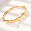 304 Stainless Steel Hinged Bangles for Women BJEW-B168-06G-3