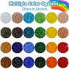 720Pcs 24 Colors Transparent Glass Beads Sets EGLA-YW0003-12-2