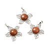 Synthetic Goldstone Pendants G-B033-02P-21-1