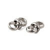 304 Stainless Steel Connector Charms STAS-V012-04P-2