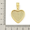 Rack Plating Brass Pave Cubic Zirconia Pendants KK-U029-10G-03-3