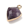 Natural Amethyst Pendants G-K422-01G-11-2