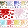 50Pcs Transparent Spray Paint Glass Beads GLAA-YW0004-50A-2