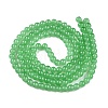 Baking Painted Imitation Jade Glass Round Bead Strands DGLA-Q021-6mm-10-A-2