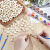 300Pcs Unfinished Wood Beads WOOD-SP0002-05-3