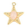 Natural Rose Quartz Pendants GG-G001-01G-04-1