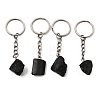 Natural Black Tourmaline Keychain GG-CBA0F0F-01-1