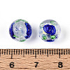 Handmade Foil Lampwork Beads Strands FOIL-T008-05F-4