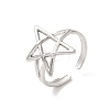 Non-Tarnish 304 Stainless Steel Cuff Finger Rings RJEW-L107-012P-1