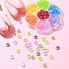 7 Colors Transparent Acrylic Beads OACR-YW0001-95-3