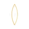 Brass Open Back Bezel Link Rings X-KK-B152-08B-G-1