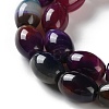 Natural Agate(Dyed & Heated) Beads Strands G-M446-D01-01A-4