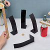 Desktop Acrylic Slant Back Single Necklace Display Stands ODIS-WH0025-234B-3