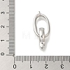 Brass Fold Over Clasps KK-H480-15P-3