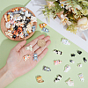 72Pcs 24 Styles Halloween Theme Opaque Resin Cabochons CRES-ME0001-09-3