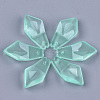 Transparent Spray Painted Glass Pendants X-GLAA-S183-21A-02-1
