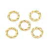 Brass Linking Rings KK-U042-01G-02-1