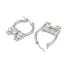 Brass Hoop Earrings for Women EJEW-F344-01P-02-2