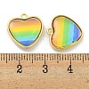 Rainbow Color Opaque Resin Charms KK-M290-04B-G-3