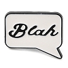 Word Alloy Enamel Brooches JEWB-I035-05EB-02-1