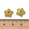 304 Stainless Steel Enamel Bead Caps SA-CBAD60D-09G-02-2