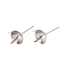 Non-Tarnish 316 Surgical Stainless Steel Stud Earring Setting STAS-S117-023D-1