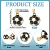 2Pcs Brass Enamel Charms KK-TA0008-66-4