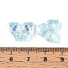 Electroplate Transparent Glass Beads Strands EGLA-T029-06A-4