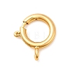 Brass Spring Ring Clasps KK-D407-20G-E-1