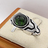 316L Surgical Stainless Steel and Synthetic Gemstone Finger Rings for Men FS-WG3E90C-14-1