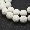 Unwaxed Natural Lava Rock Beads Strands X-G-J367-01-4mm-3
